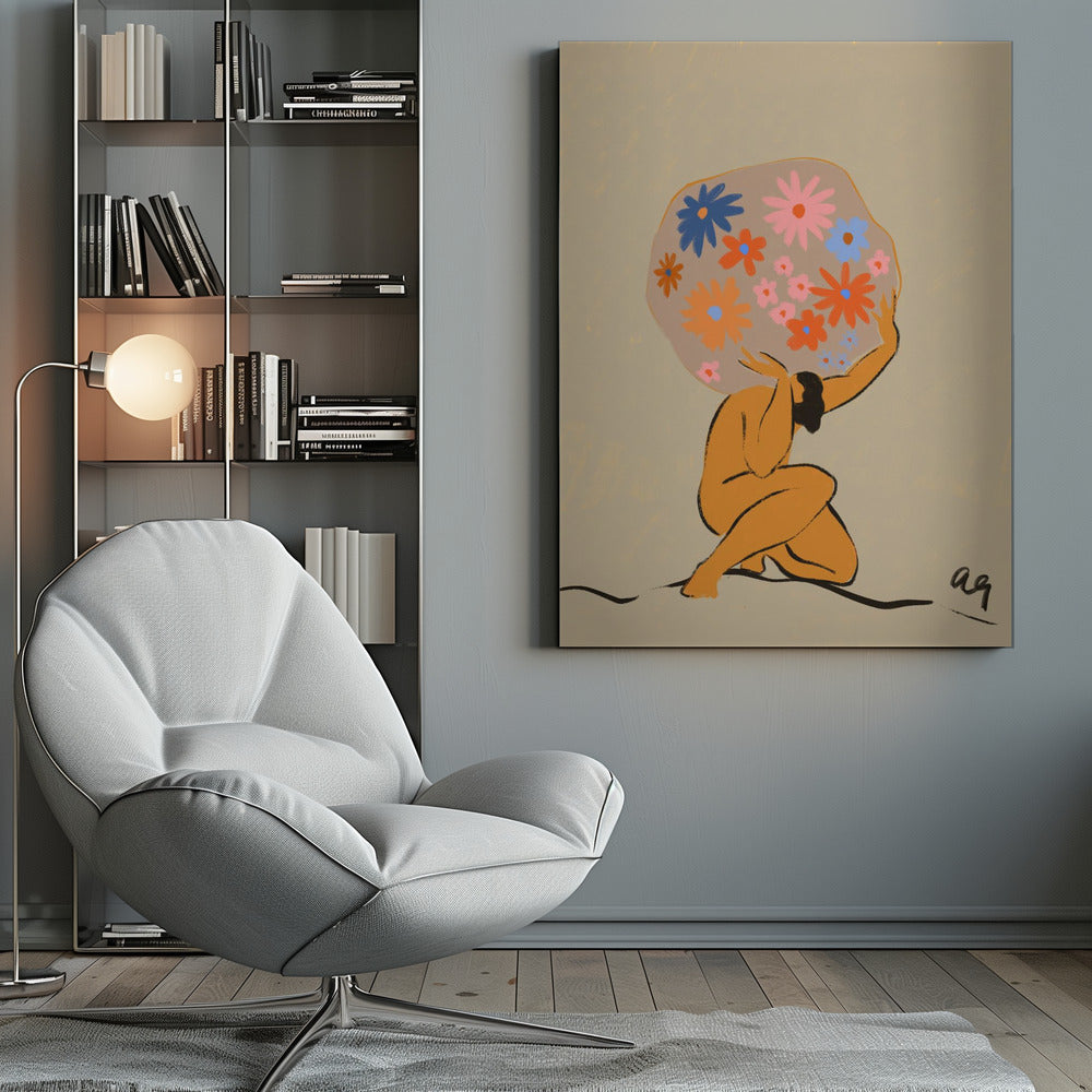 Canvas - World On Her Shoulders - Admen.dk