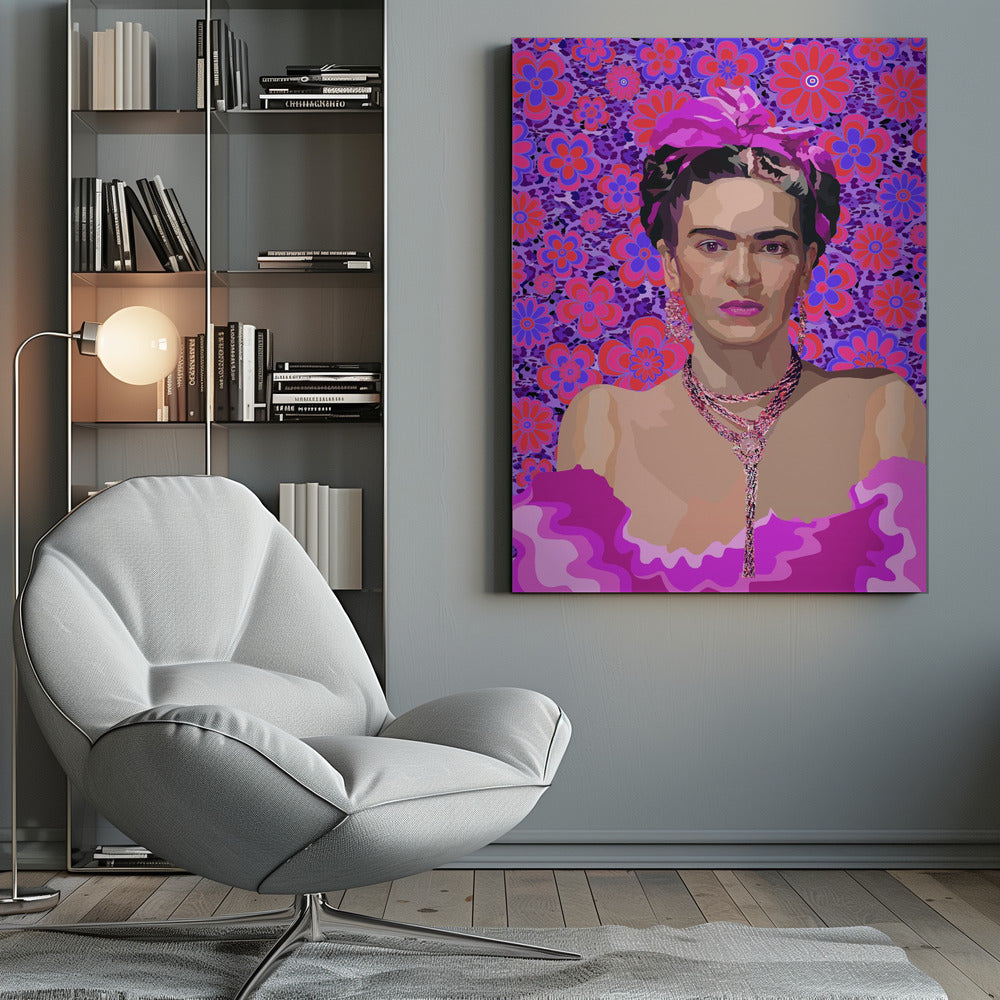 Canvas - Frida in Purple - Admen.dk