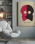 Canvas - Raspberry Licorice Skull