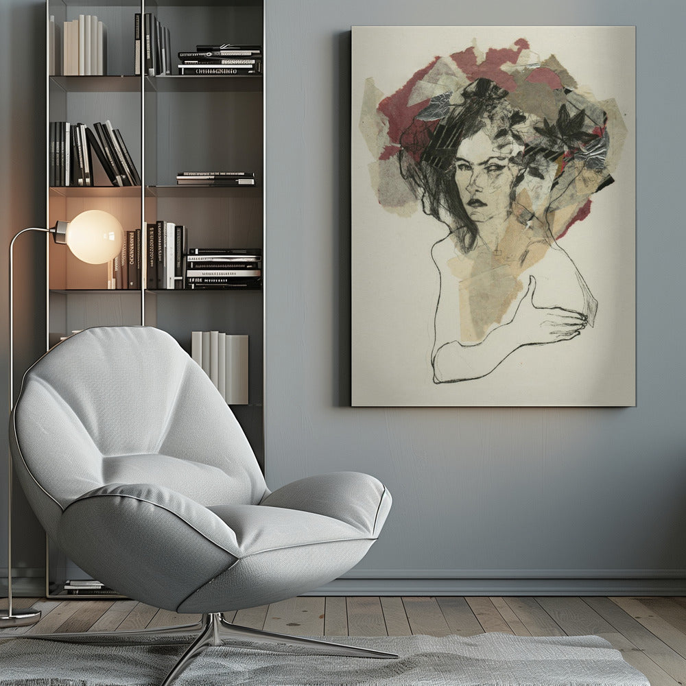 Canvas - Hommage à Frida  III - Admen.dk