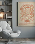 Canvas - Vessel Collection : Blossom (LineArt) - Admen.dk