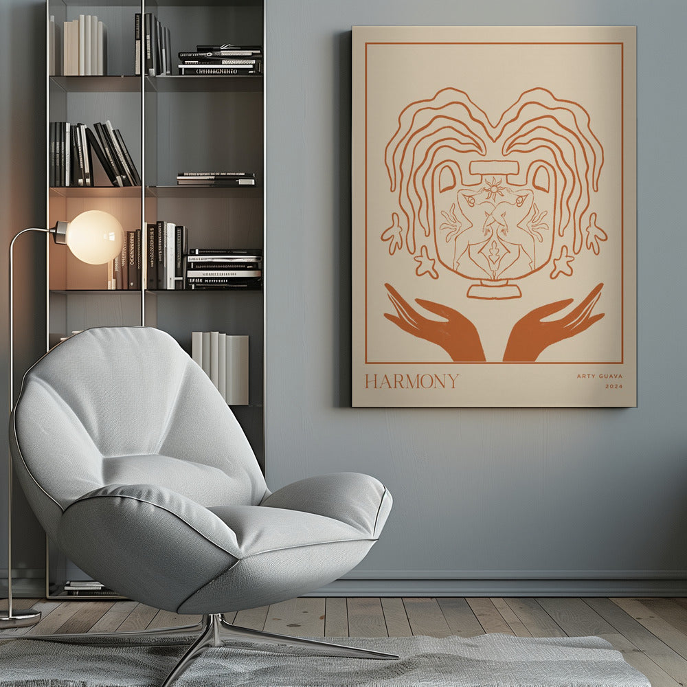 Canvas - Vessel Collection : Harmony (LineArt) - Admen.dk
