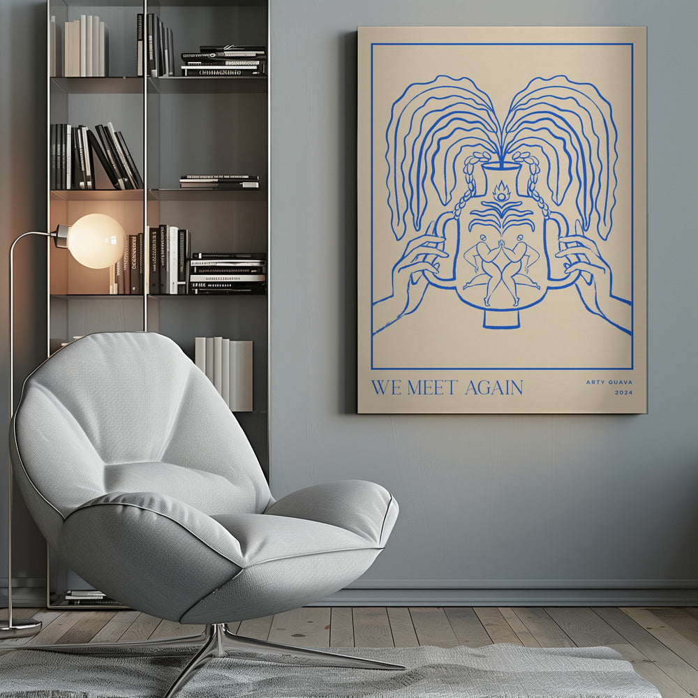 Canvas - Vessel Collection : We Meet Again (LineArt) - Admen.dk