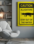 Canvas - Caution Alligators
