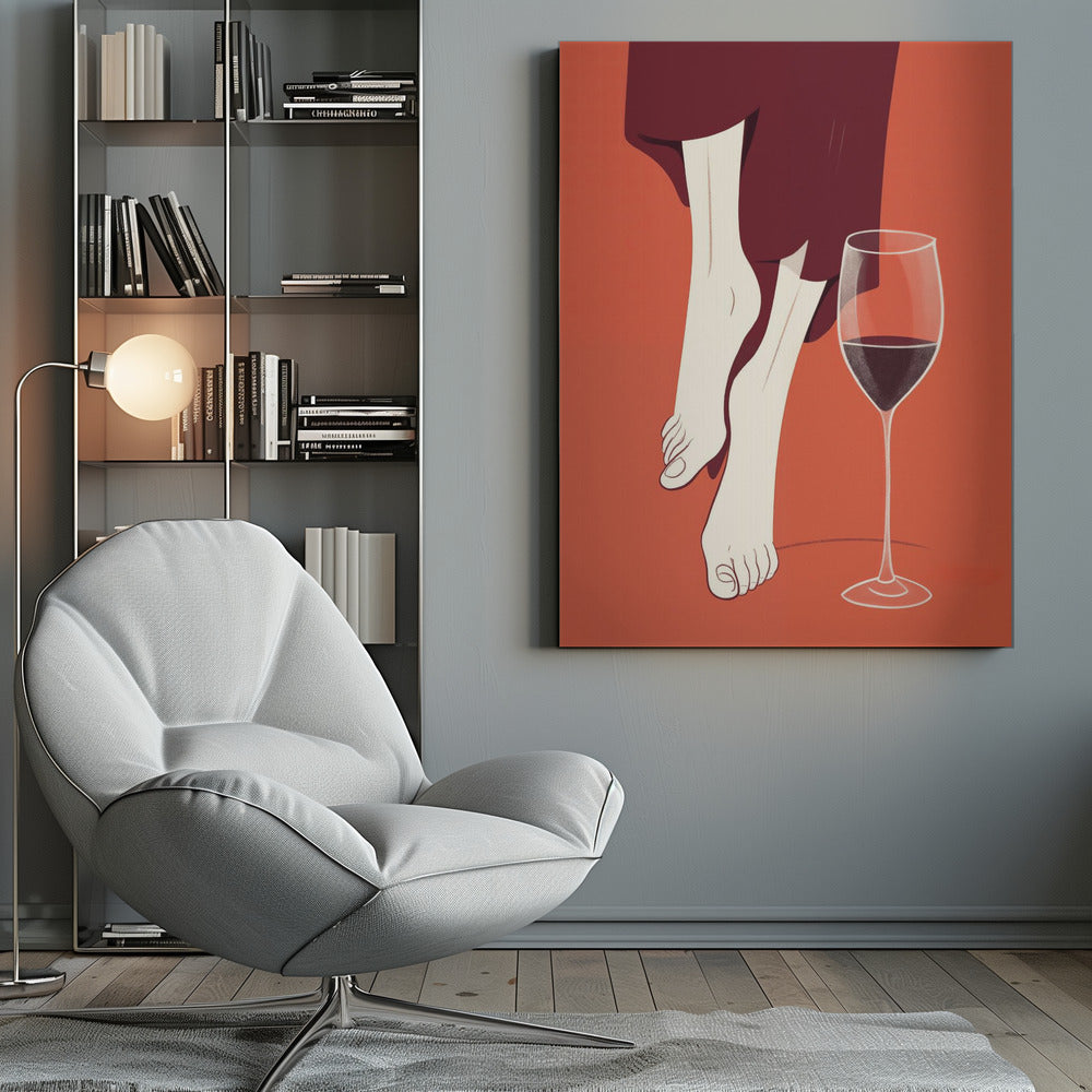 Canvas - Wine and Dancing