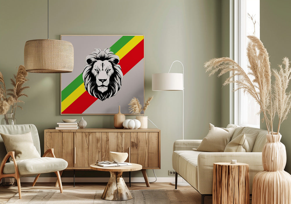 Canvas - Rasta Lion