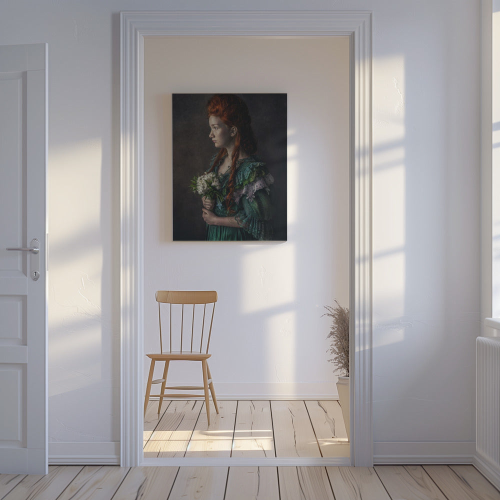 Canvas - Zuzanna and flowers - Admen.dk