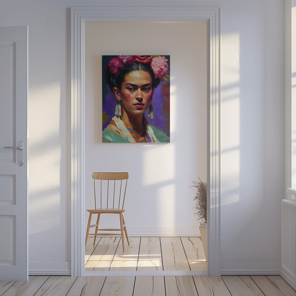 Canvas - Portrait Of Frida - Admen.dk