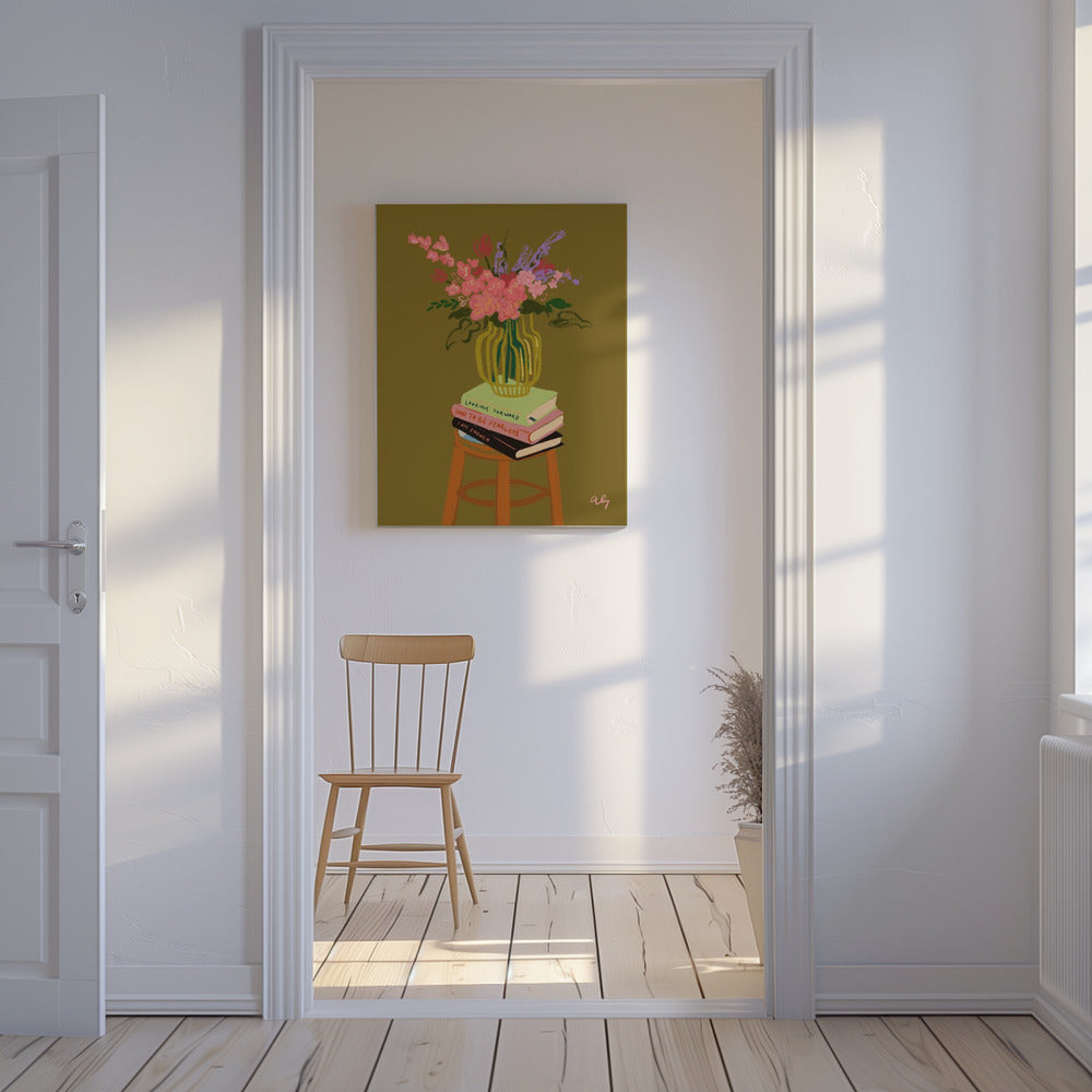 Canvas - Floral Vase - Admen.dk
