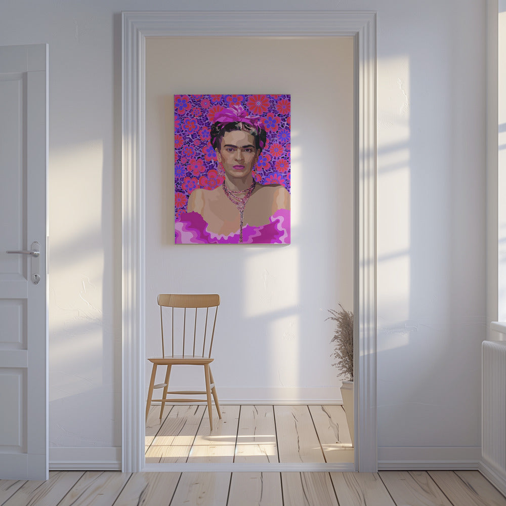 Canvas - Frida in Purple - Admen.dk