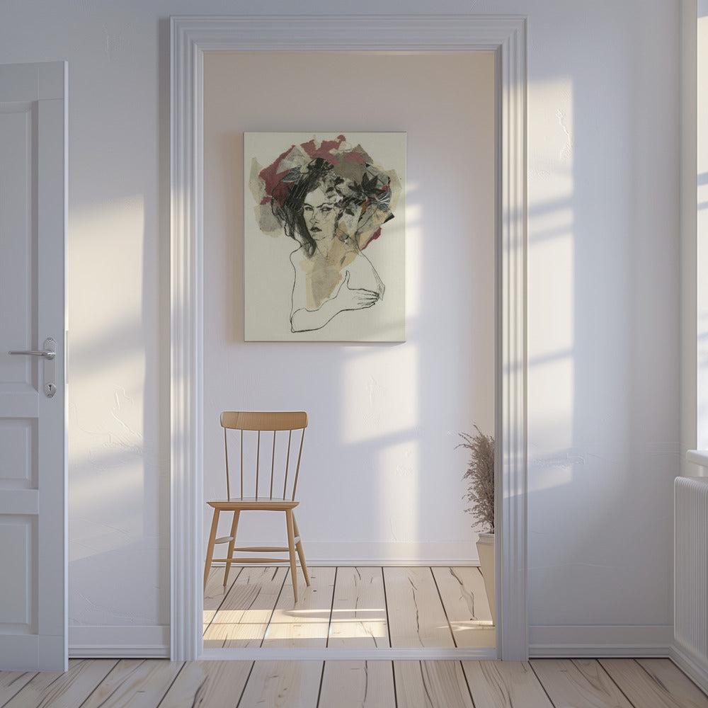 Canvas - Hommage à Frida  III - Admen.dk