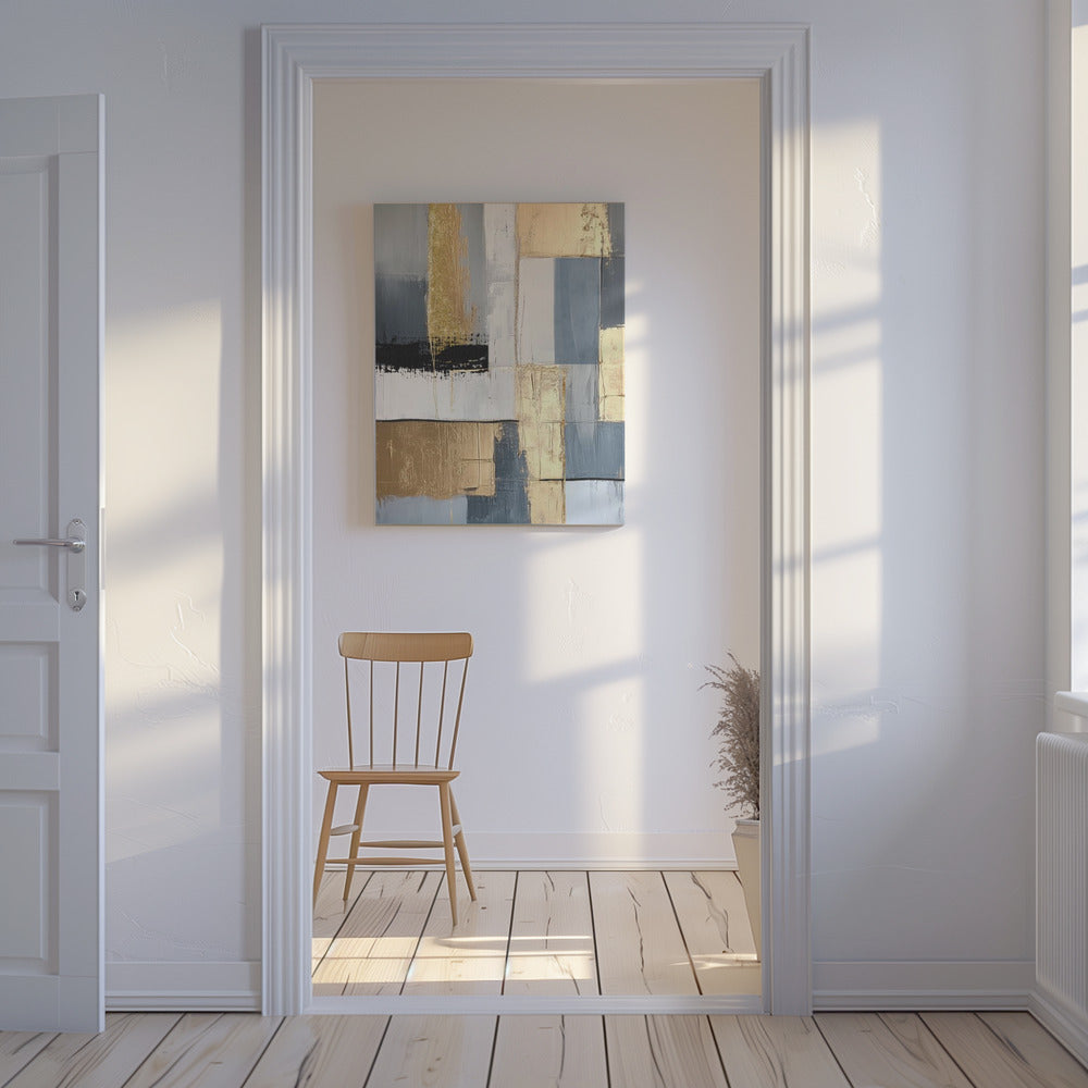 Canvas - Golden Greys 1 - Admen.dk