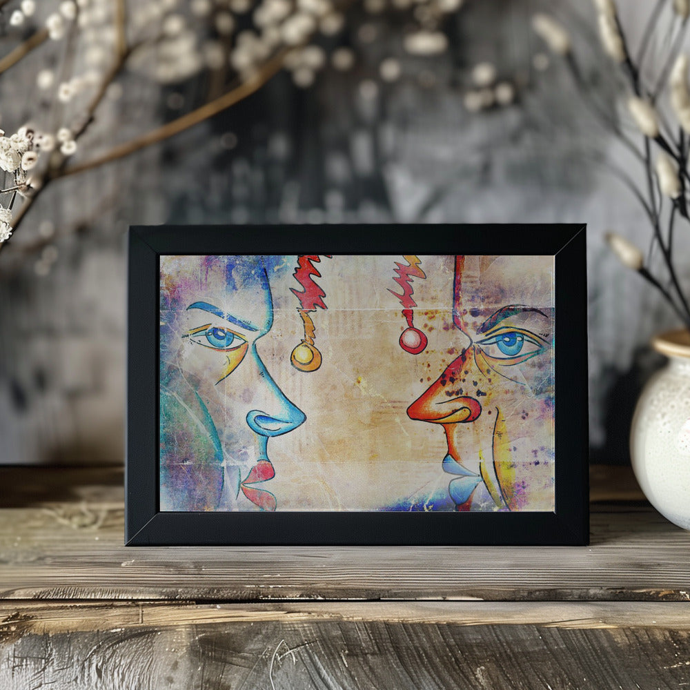 Plakat - Faces of the duality of soul
