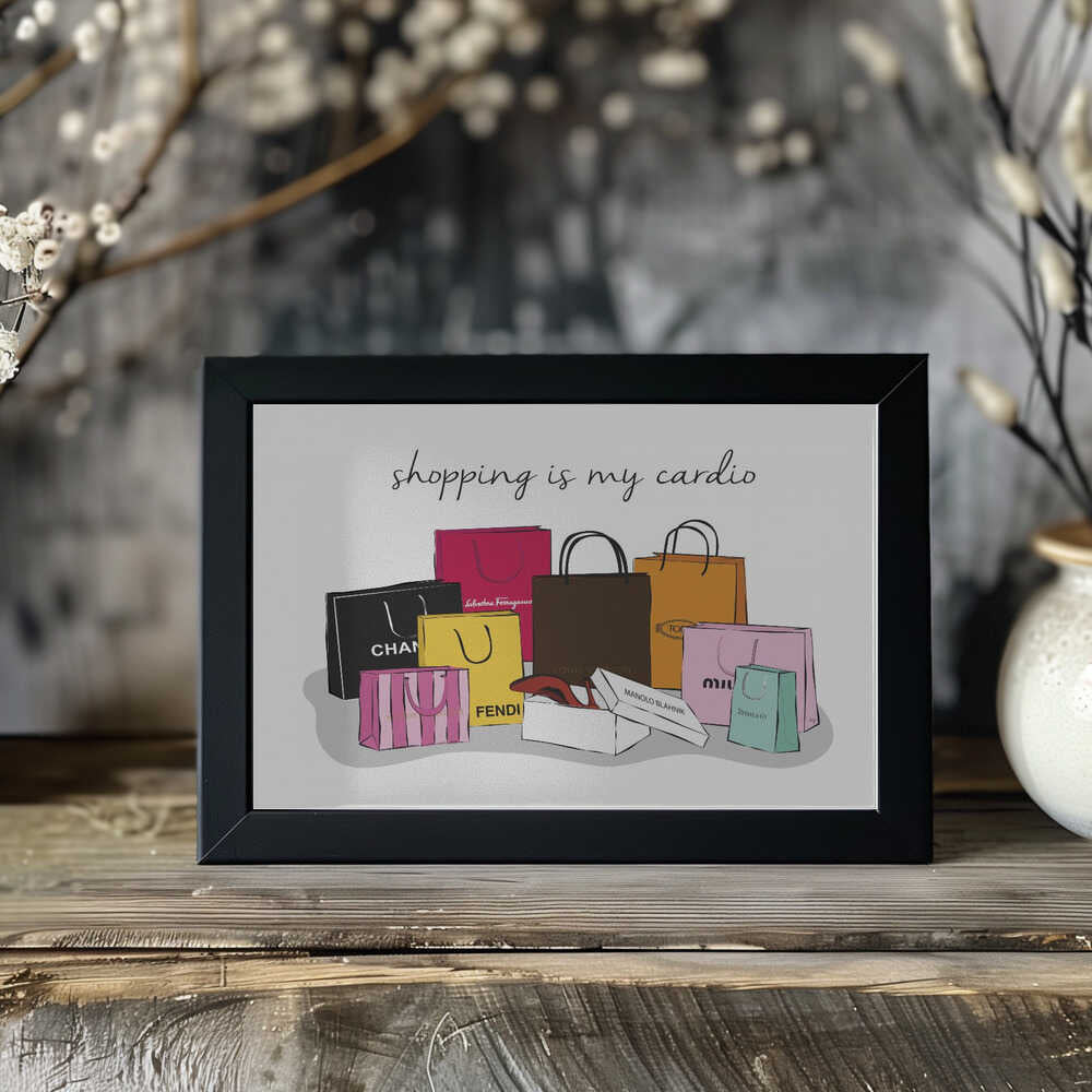 Plakat - Fashion Shopping Haul