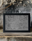 Poster - Gray vintage map of Dortmund Germany