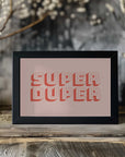 Plakat - Retro Super Duper