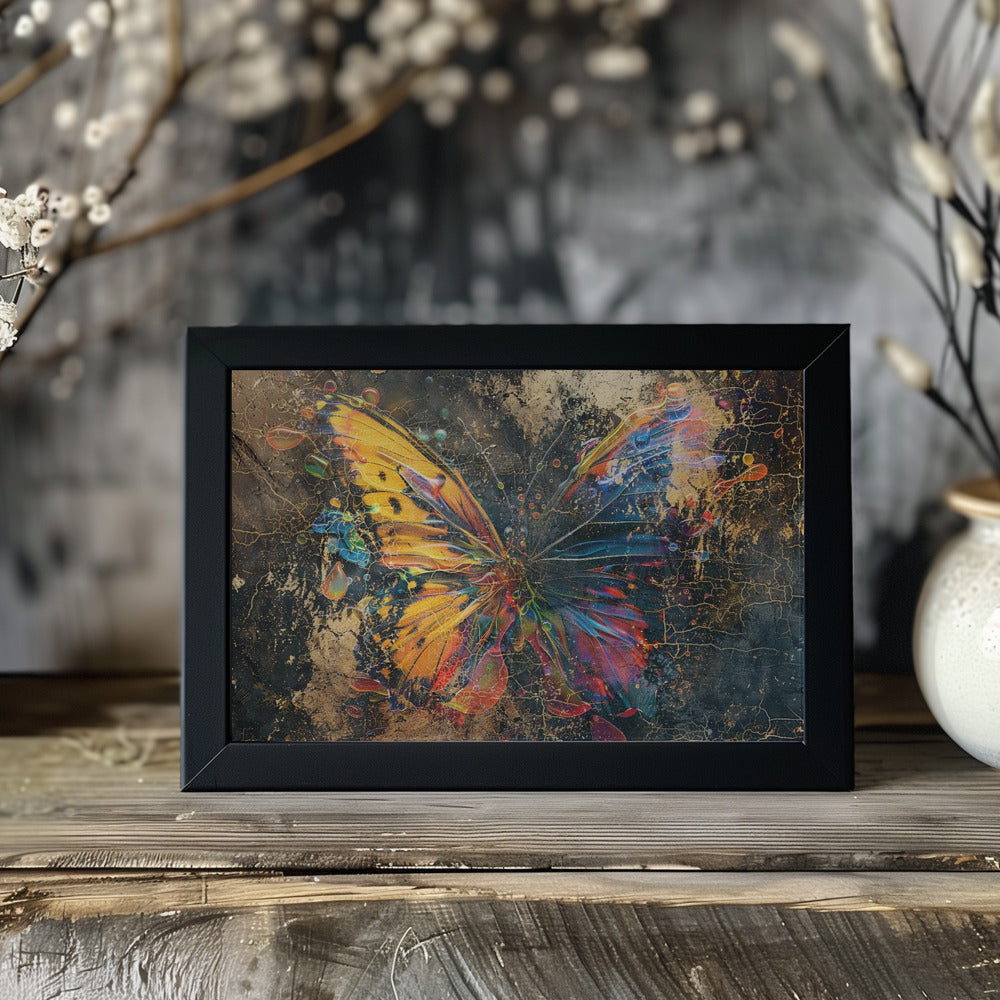 Plakat - Butterfly Animal Vintage Art Illustration Wallart 03
