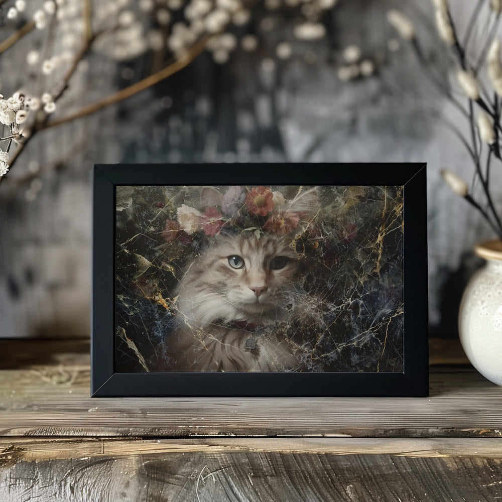 Plakat - Cat Animal Vintage Art Illustration Wallart 07