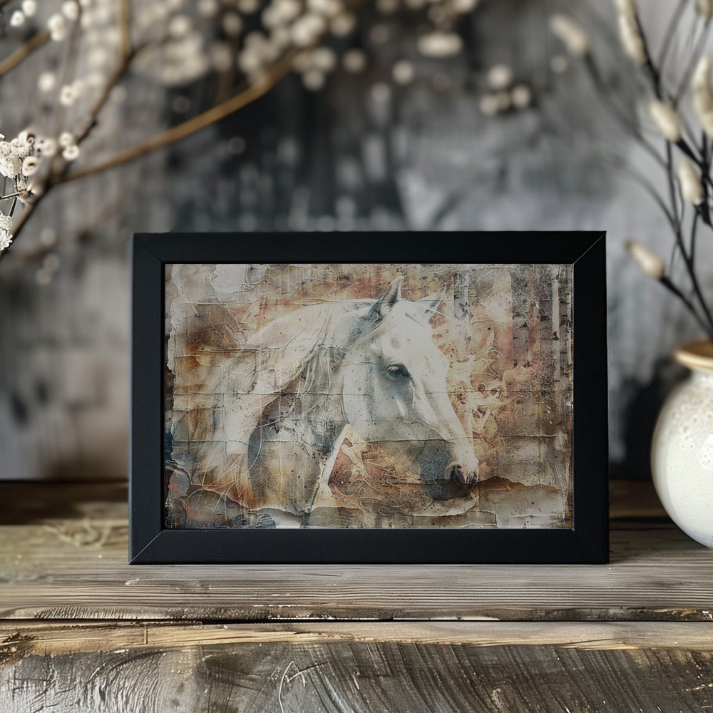 Plakat - Horse Animal Vintage Art Illustration Wallart 06