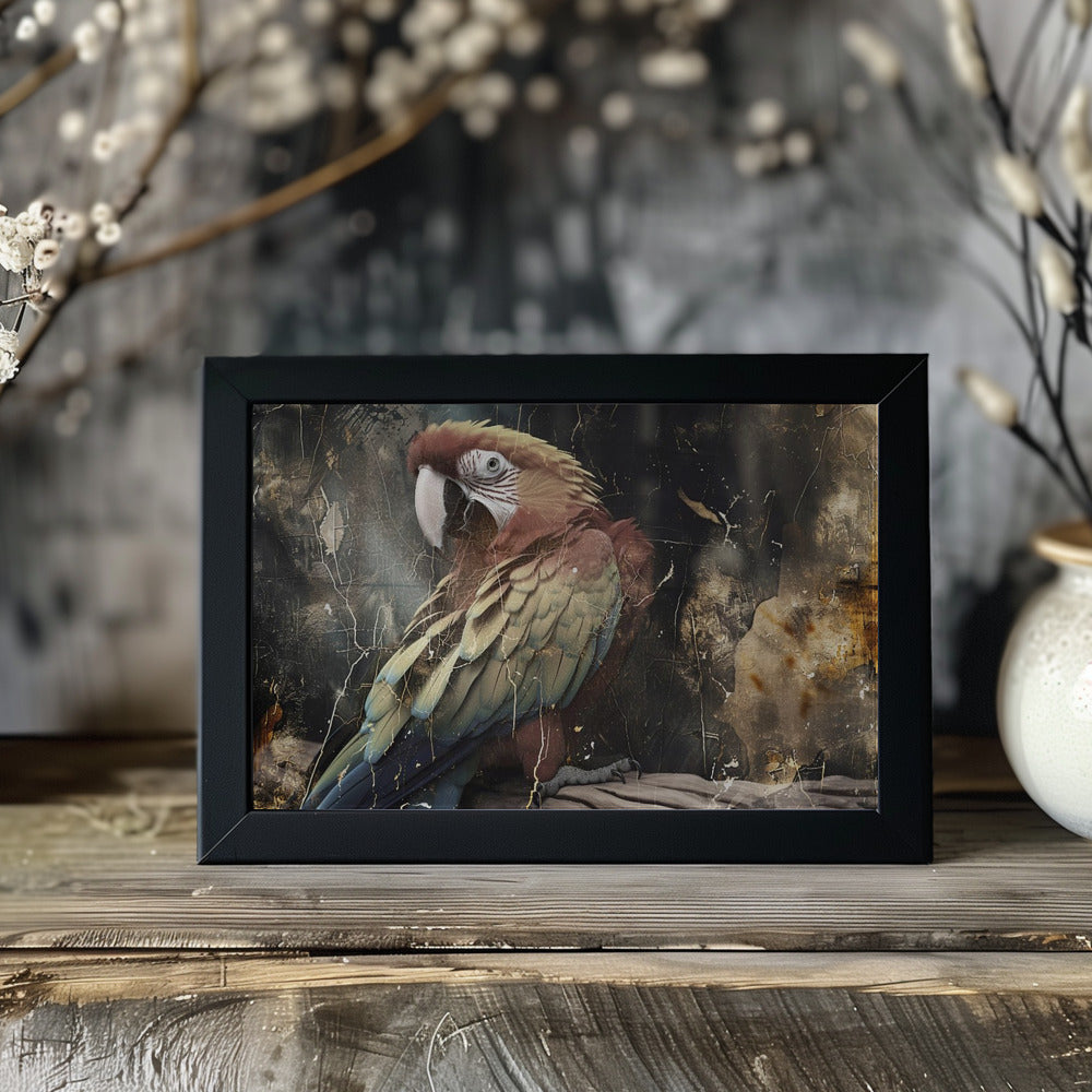 Plakat - Parrot Animal Vintage Art Illustration Wallart 07
