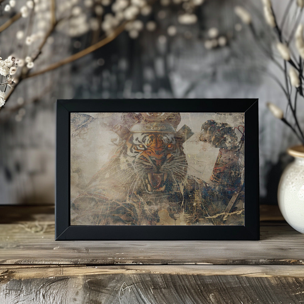 Plakat - Tiger Animal Vintage Art Illustration Wallart 20