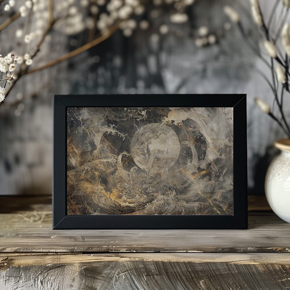Plakat - Japan Ink Art Illustration Wallart 02
