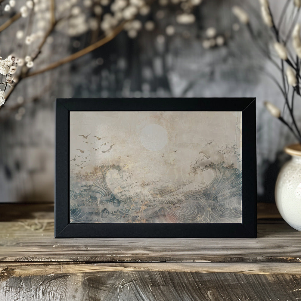 Plakat - Japan Ink Art Illustration Wallart 03