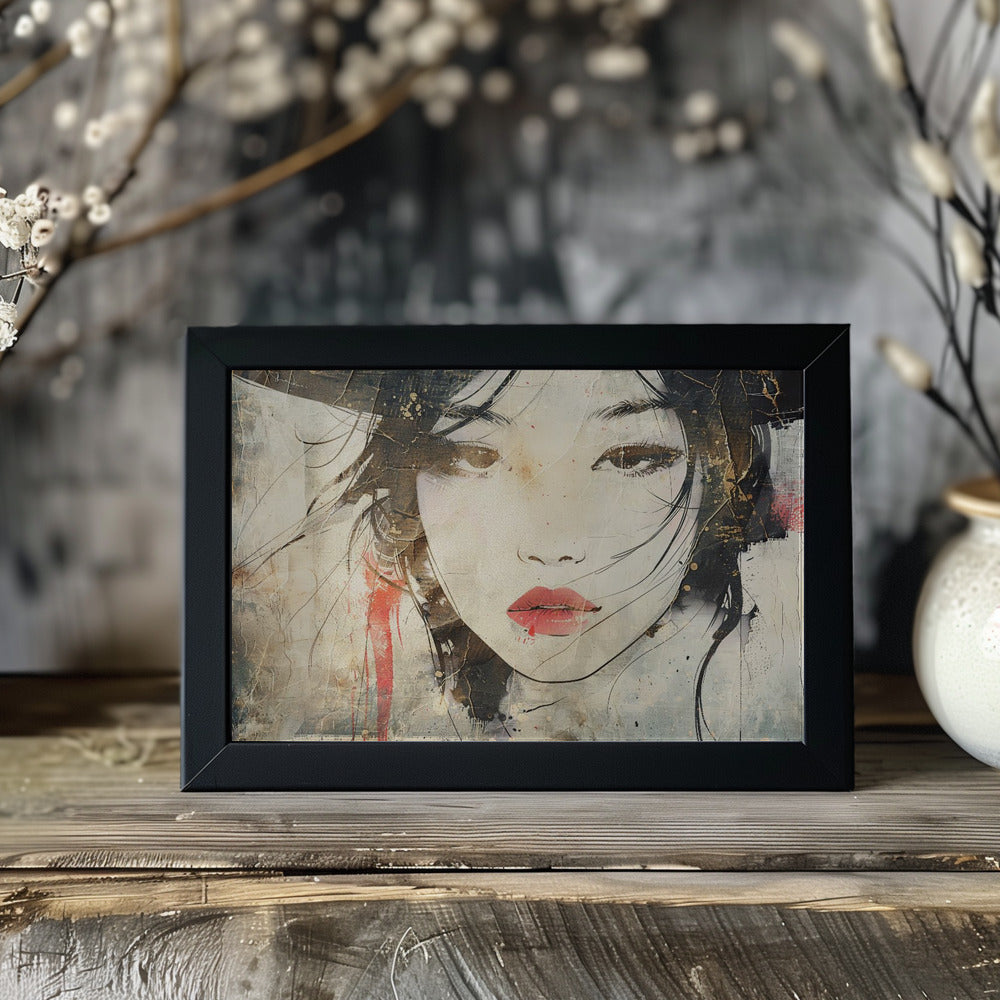 Poster - Japan Ink Art Illustration Wallart 17