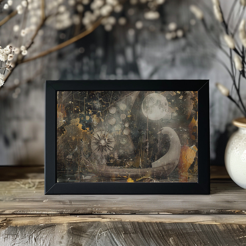 Plakat - Surreal Fable Abstract Art Illustration Wallart 067