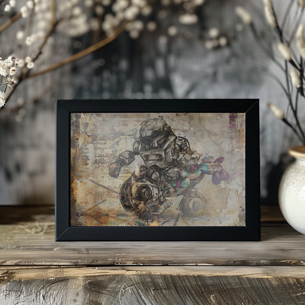 Plakat - Surreal Fable Abstract Art Illustration Wallart 088