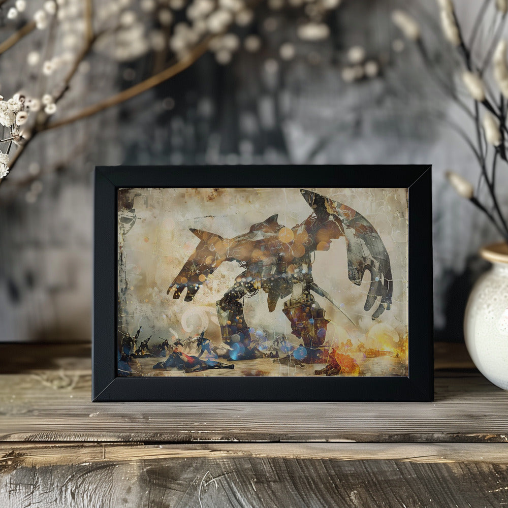 Plakat - Surreal Fable Abstract Art Illustration Wallart 095