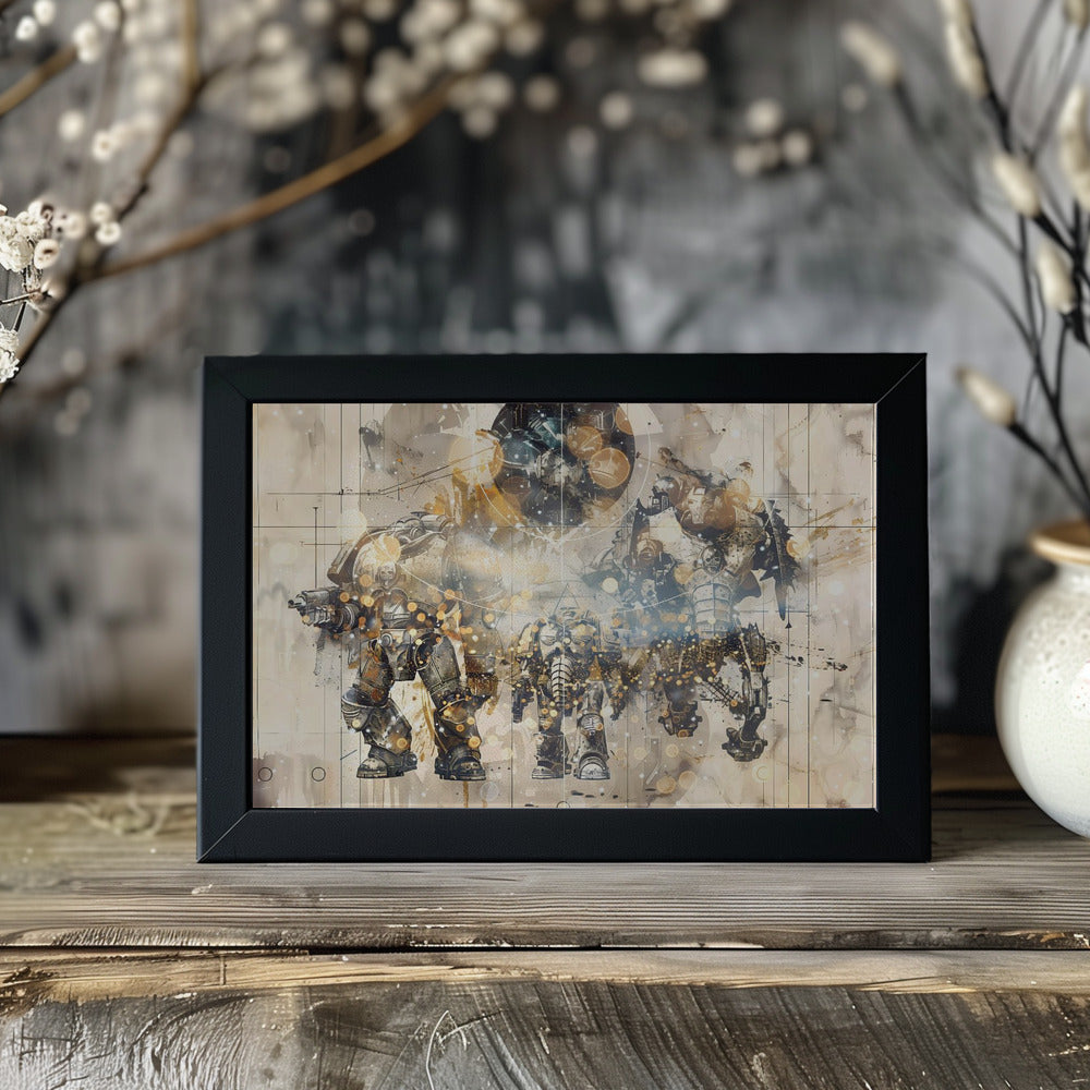 Plakat - Surreal Fable Abstract Art Illustration Wallart 097