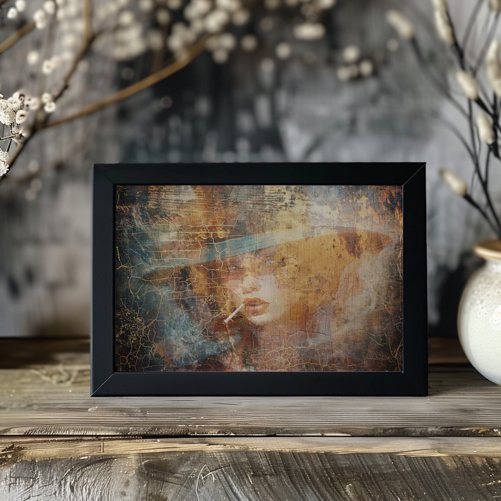 Plakat - Woman Portrait Abstract Art Illustration Wallart 04