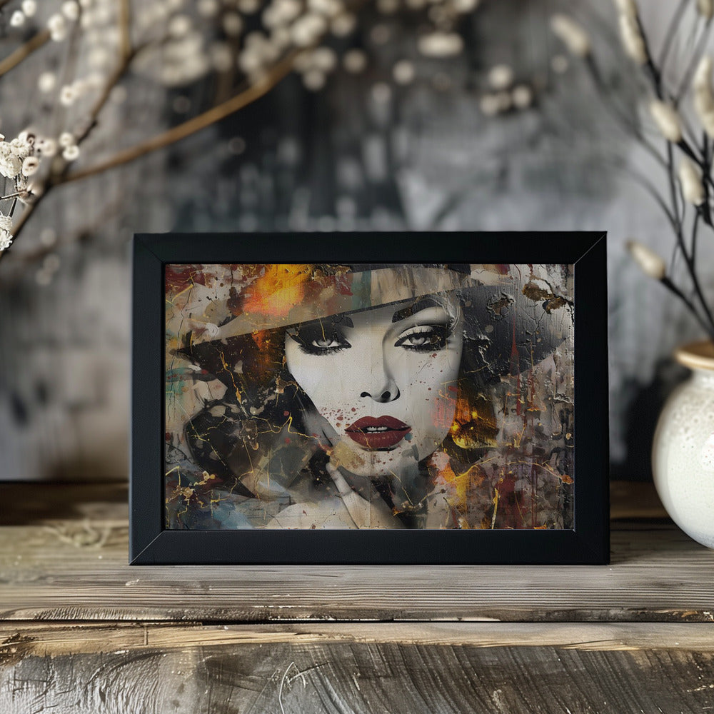 Plakat - Woman Portrait Abstract Art Illustration Wallart 40