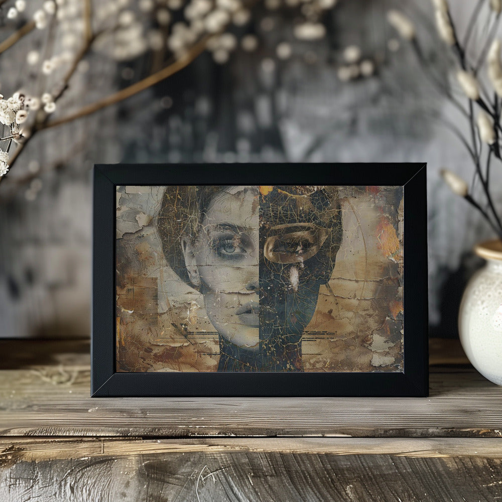 Plakat - Woman Portrait Abstract Art Illustration Wallart 44