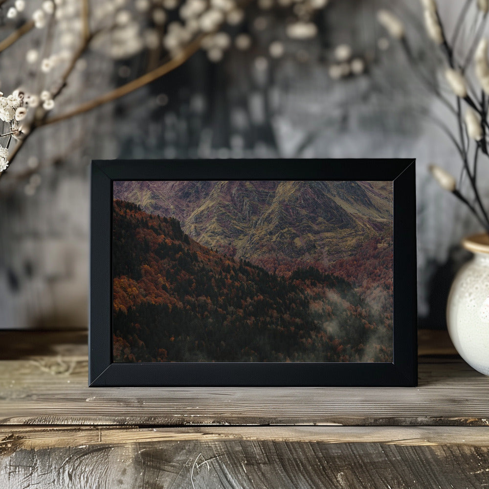Plakat - Foggy Mountains 01