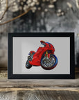 Plakat - Motobike Red 07