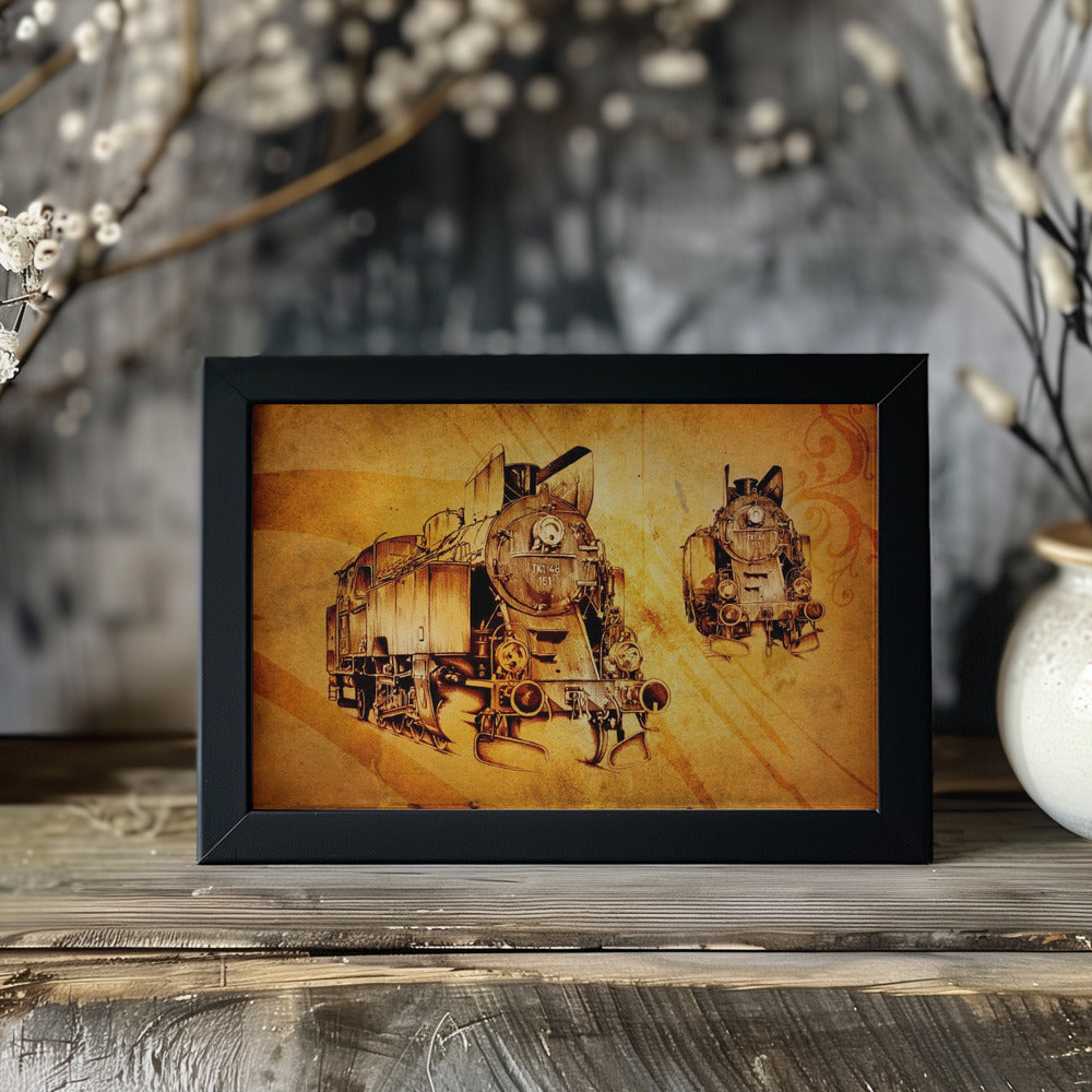 Poster - Sepia Illustration 10