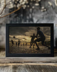 Plakat - Sunset Soccer Game