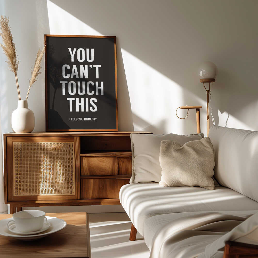 Plakat - You can't touch this