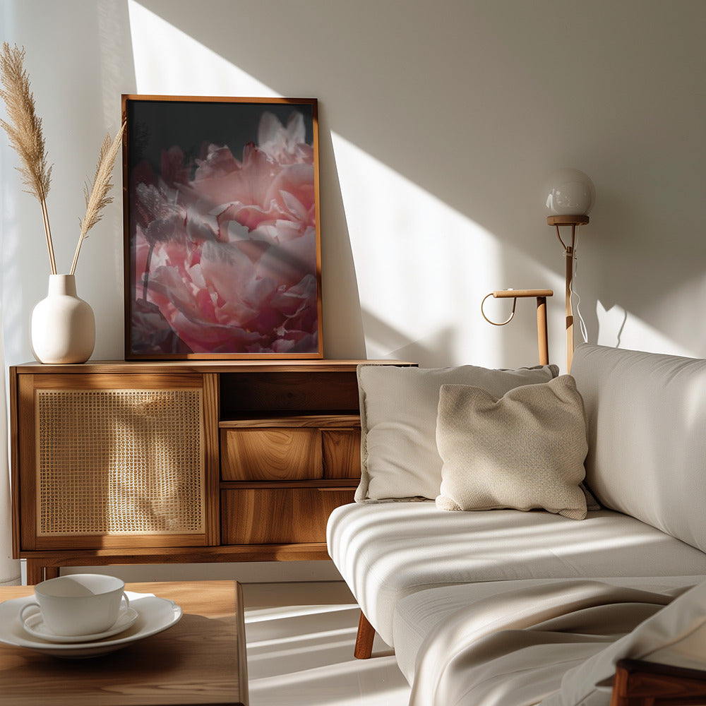 Plakat - Moody blush peony I