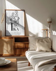 Poster - Fika illustrated definition