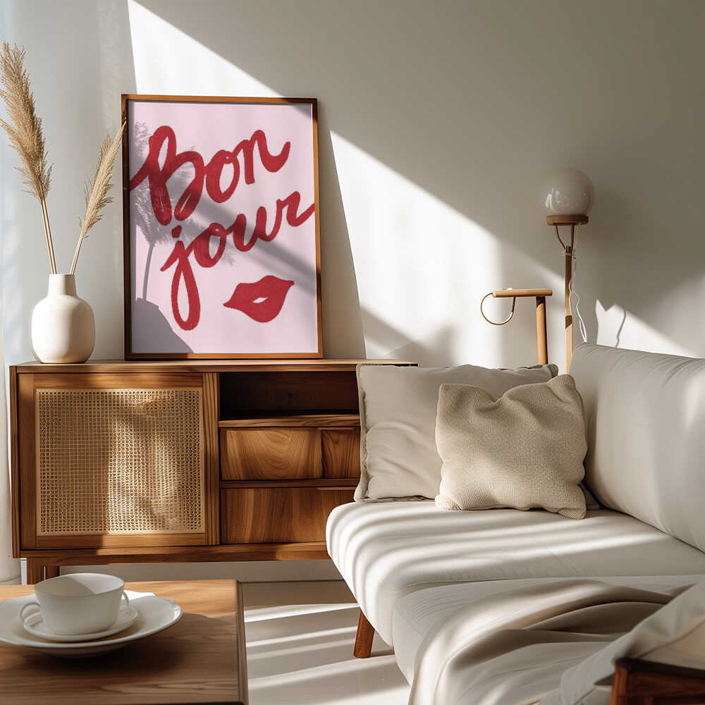 Plakat - Bonjour Kiss