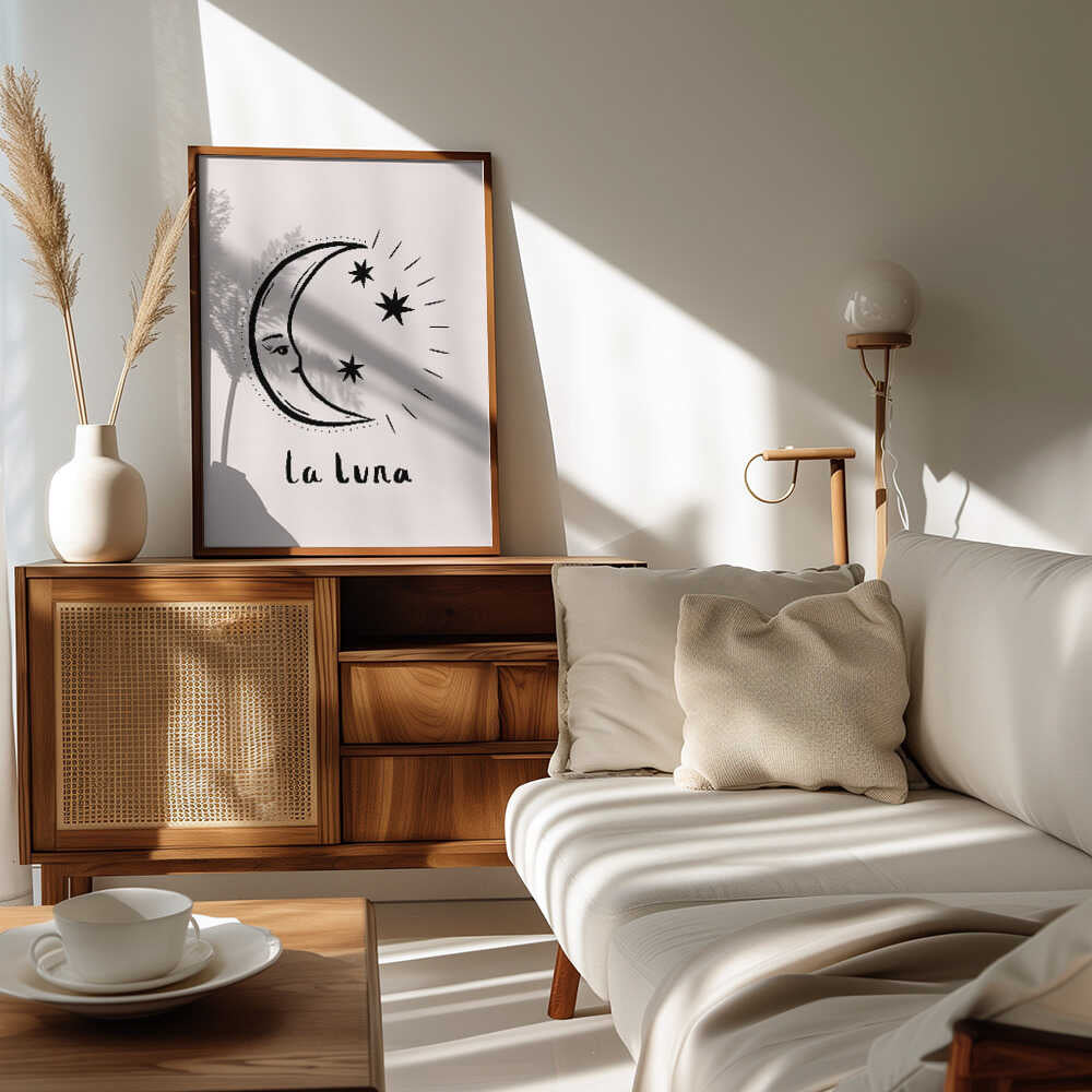Plakat - La Luna Crescent Moon