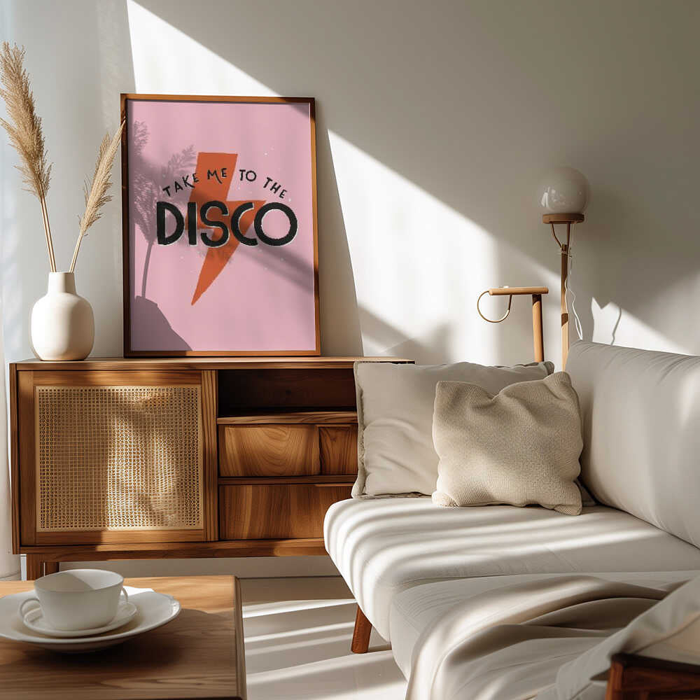 Plakat - Retro Disco Quote