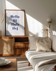 Plakat - Hello Different Languages