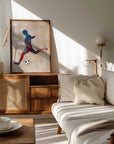 Plakat - Vibrant Soccer Kick