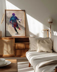 Plakat - Vibrant Soccer Player