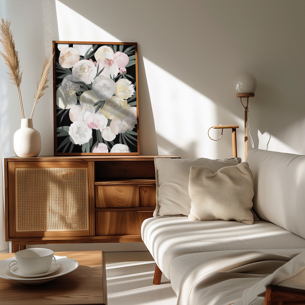Plakat - Dara bouquet in black
