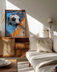 Plakat - Vibrant Soccer Goal